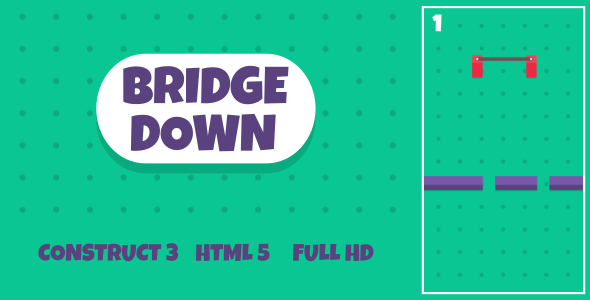Bridge Down - HTML5 Game (Construct3)