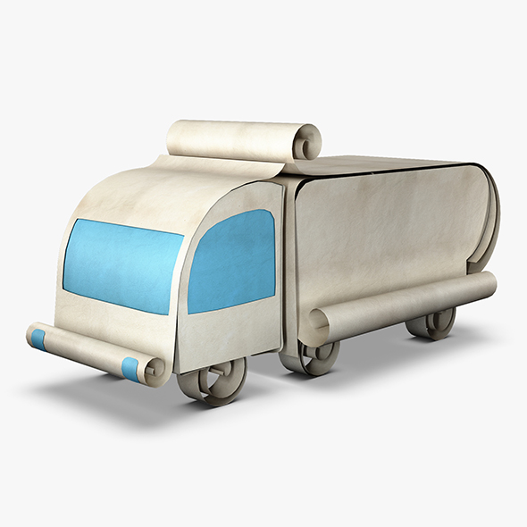 Truck Box Paper - 3Docean 26473943