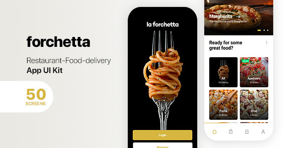 Forchetta Food App - ThemeForest 26400343
