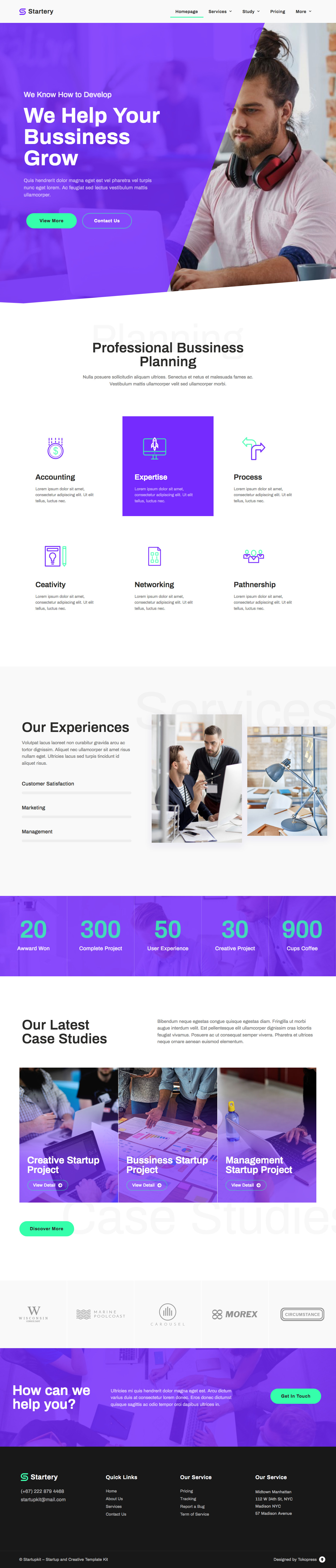 Startery | SaaS & Startup Elementor Template Kit By Tokopress | ThemeForest