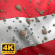 Covid Austria Flag / Corona Austria Flag - 4K - VideoHive Item for Sale