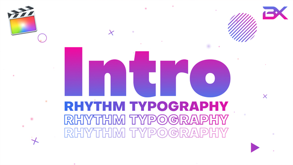 Rhythm Typography Intro
