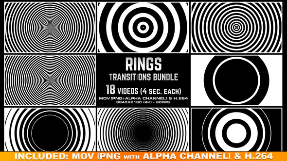 Rings Transitions Bundle - 4K alt