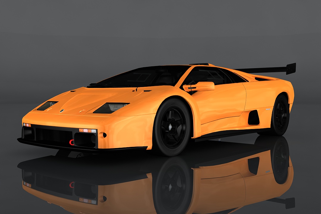 Lamborghini Diablo GTR by gtlowpoly | 3DOcean