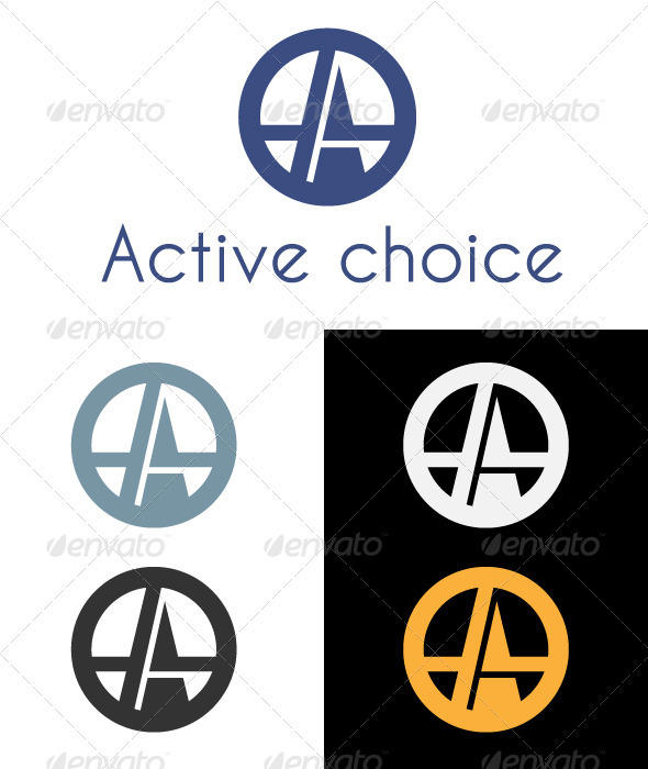 Active Choice Logo - Letters Logo Templates