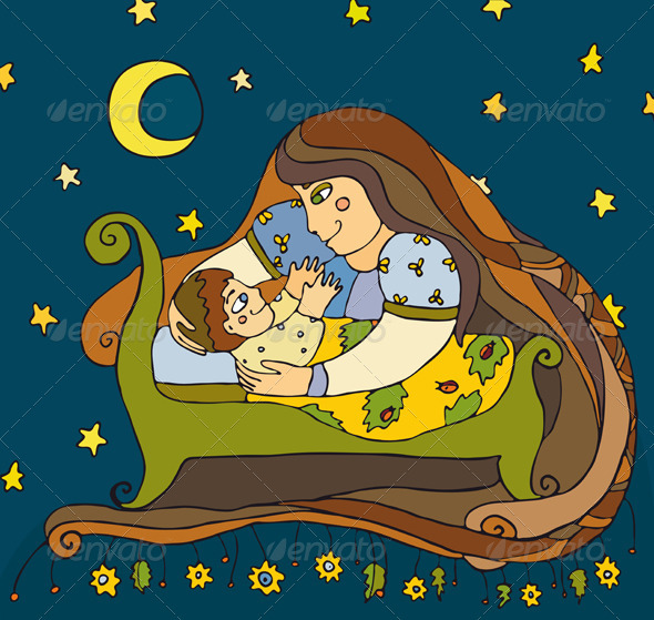 Mother Son Night - People Characters