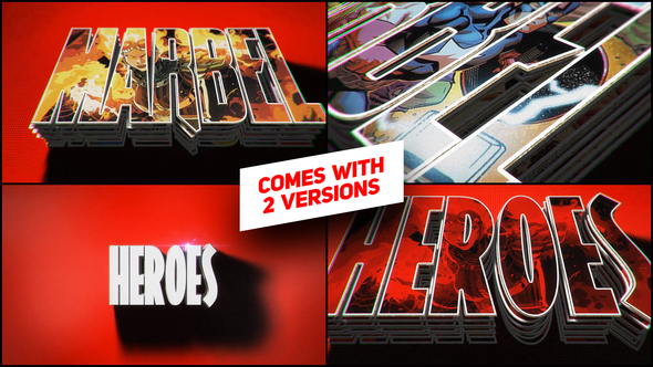 Heroes Logo Intro - VideoHive 26447403