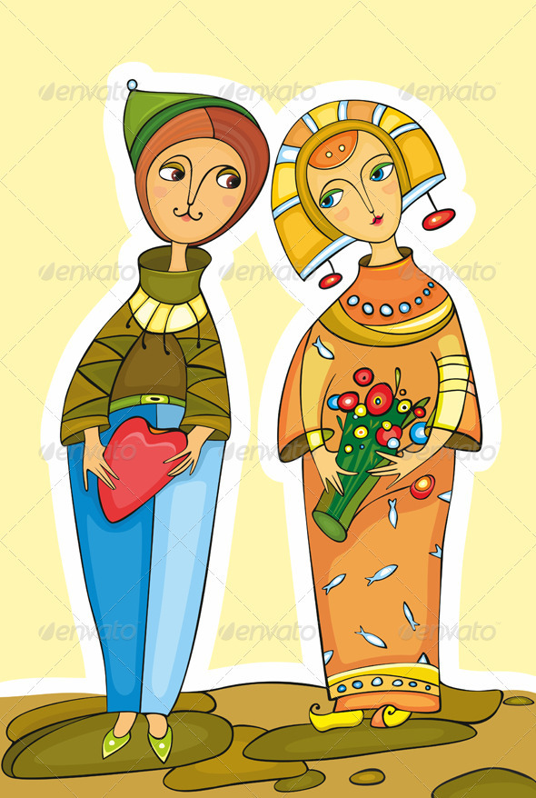 Man Woman Love - People Characters
