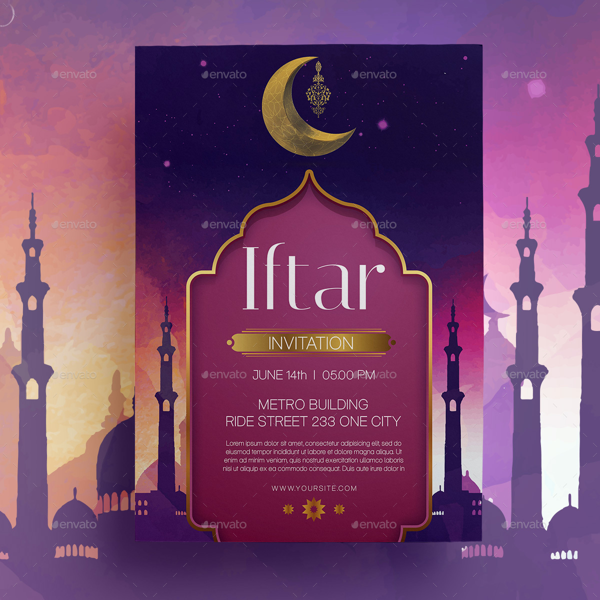 Ramadan Kareem Flyer, Print Templates | GraphicRiver