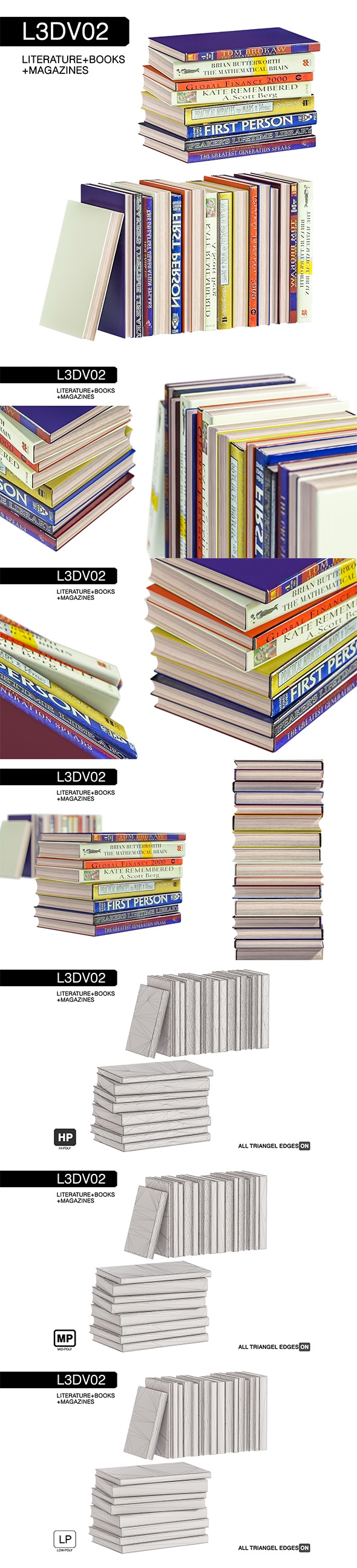 L3DV02G07 - books - 3Docean 24779558