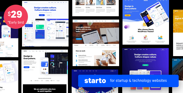 Starto | Saas Software Startup WordPress