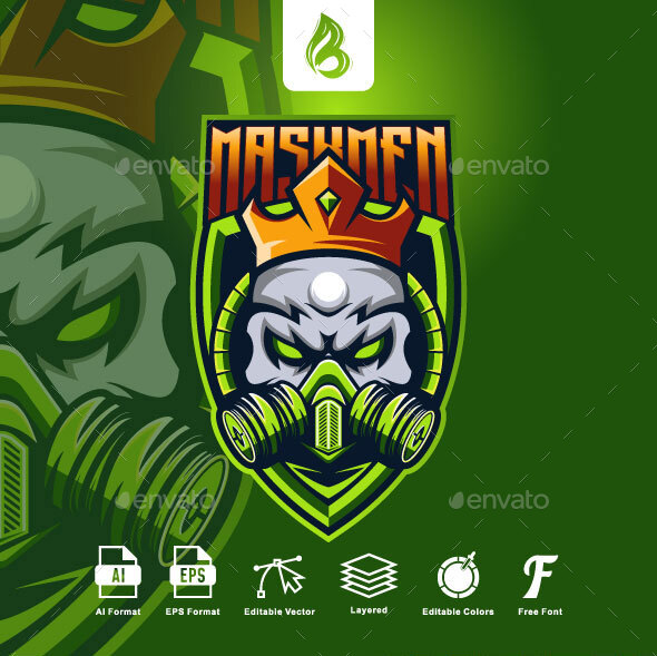 Maskmen Esport Logo, Logo Templates | GraphicRiver