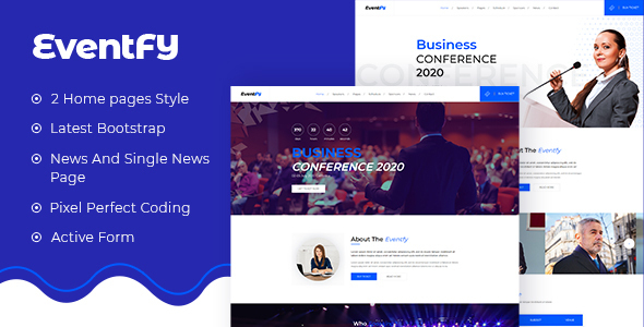 Eventfy - Conference - ThemeForest 26464251
