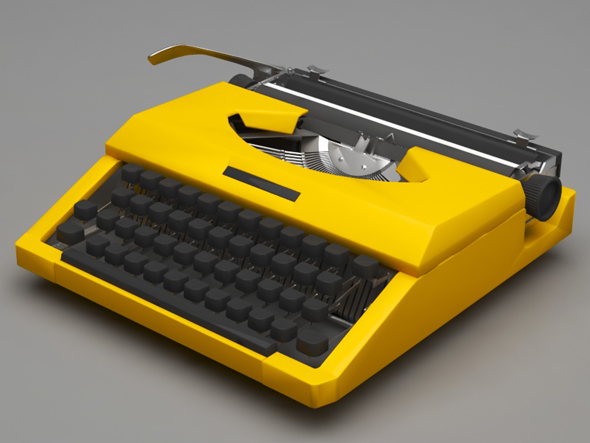 Typewriter - 3Docean 26498969
