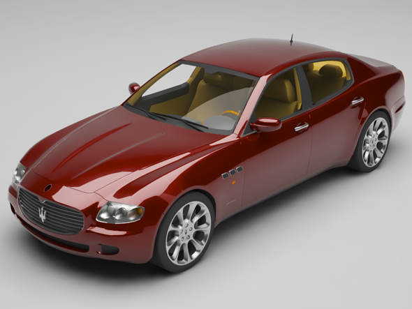 Maserati Quattroporte - 3Docean 26499091