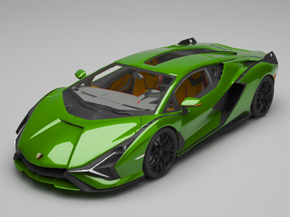 Lamborghini Sian - 3Docean 26499265