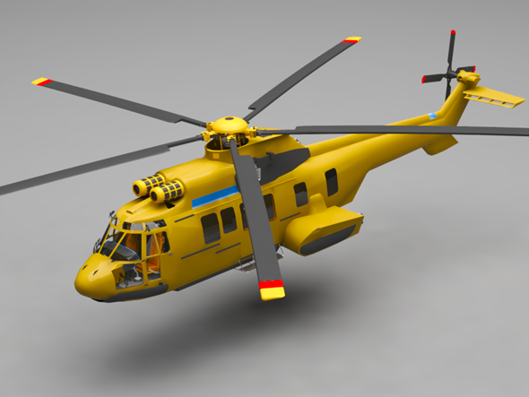 Helicopter - 3Docean 26499328