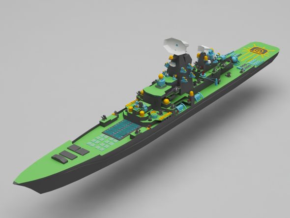 battle ship - 3Docean 26499349