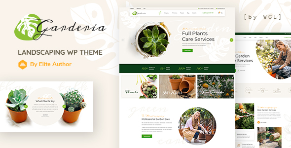 Garderia – Landscaping & Gardening  WordPress Theme