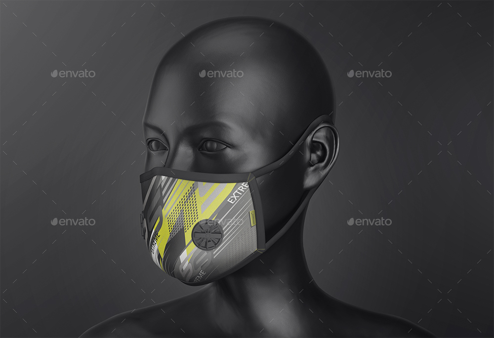 Download Face Respirator Mask Mock-Ups Vol.1 by Kheathrow ...