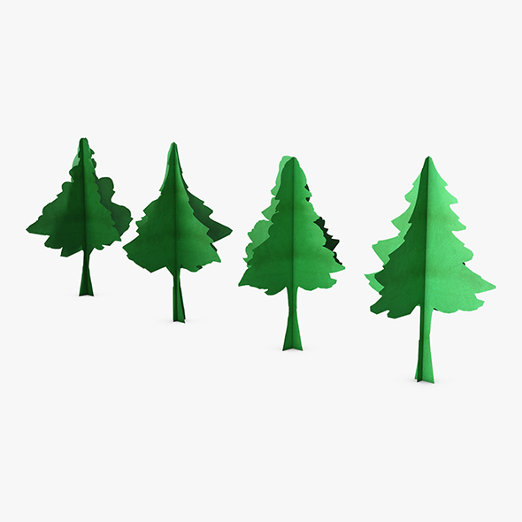 Conifer Tree Paper - 3Docean 26501806