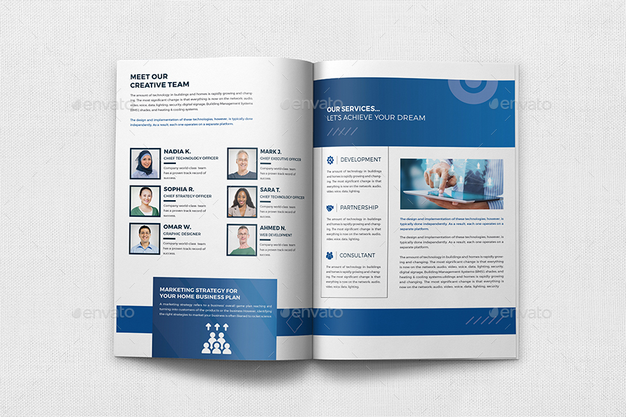 Company Profile Template Vol.45 - 12 Pages, Print Templates | GraphicRiver