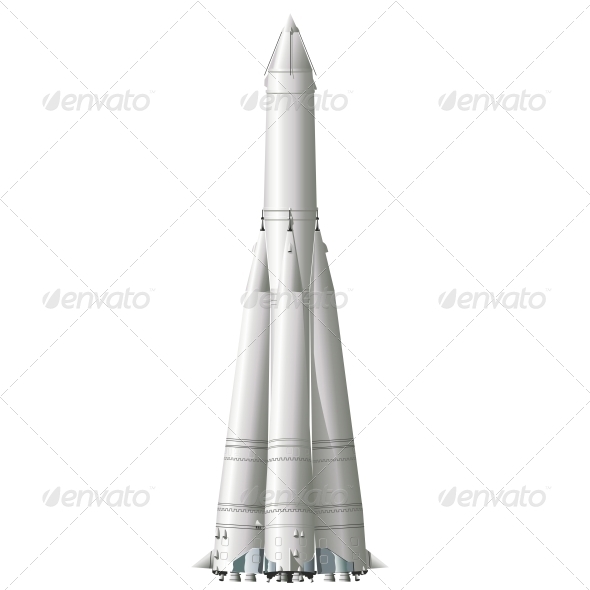First Space Rocket - Retro Technology