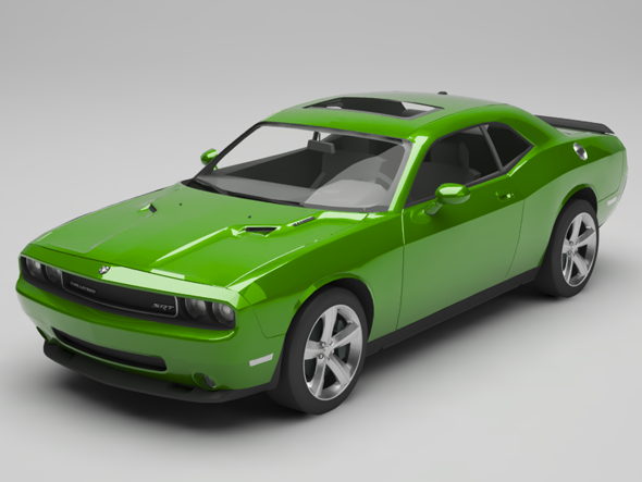 Challenger car - 3Docean 26510416