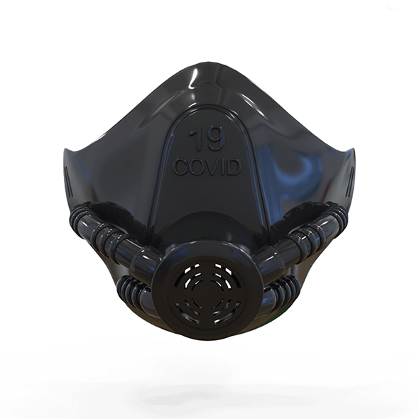 COVID-19 Mask 3D - 3Docean 26518903
