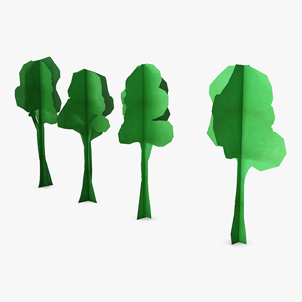 Fagaceae Tree Paper - 3Docean 26519055