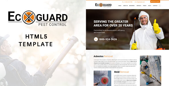 Ecoguard Pest Control - ThemeForest 23897149