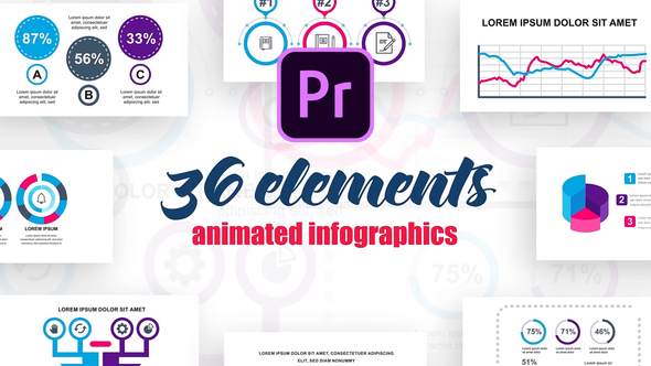 Infographics Vol.4 Premiere Pro Template