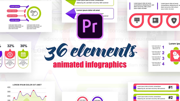 Infographics Vol.5 Premiere Pro Template