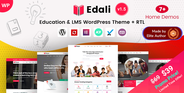 Edali – Education & LMS WordPress Theme