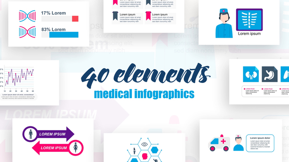 Medical Infographics Vol.28 - VideoHive 26523383