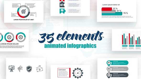 Business Infographics Vol.36 - VideoHive 26523643