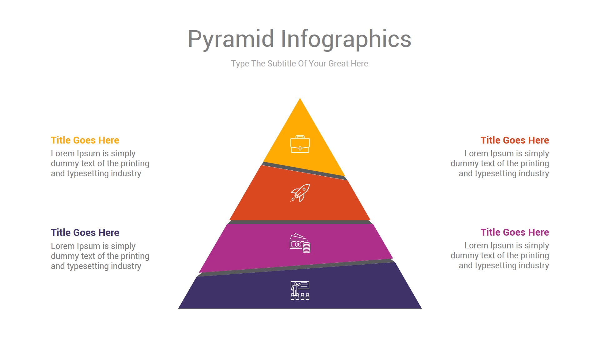 Pyramid Infographics PowerPoint Diagram, Presentation Templates ...