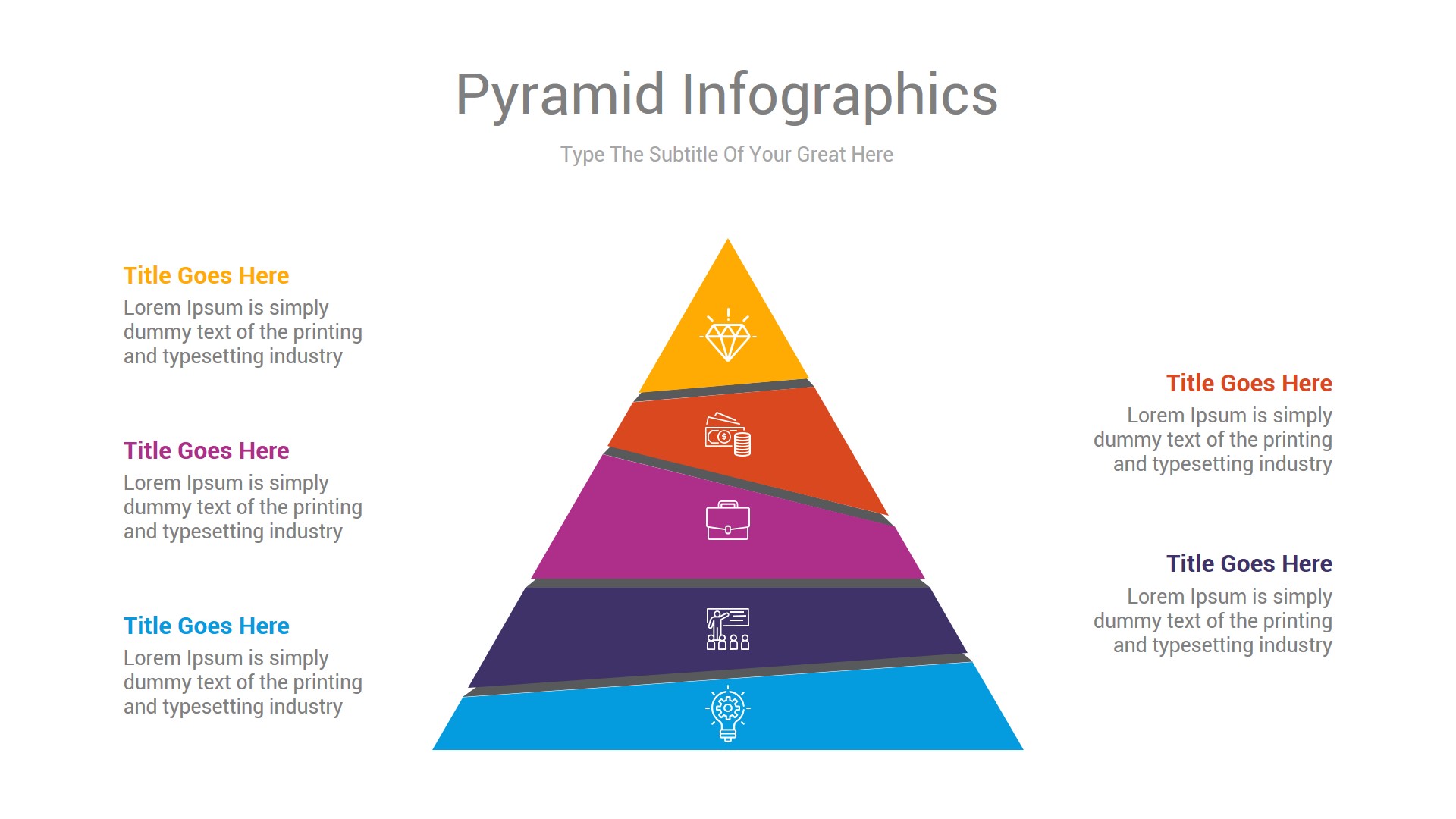 Pyramid Infographics PowerPoint Diagram, Presentation Templates ...