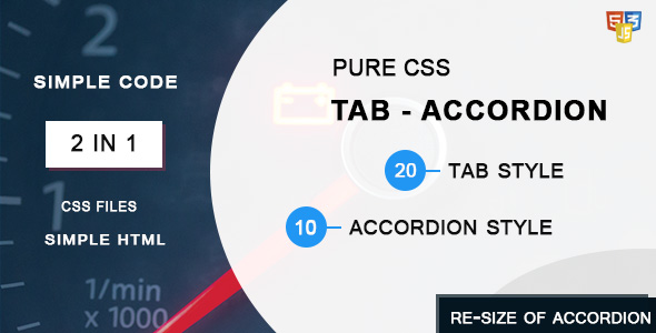 Tab Switch Accordion Pure CSS