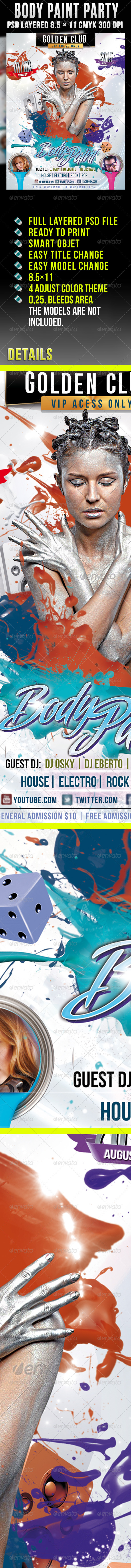 Body Paint Party - Clubs & Parties Events