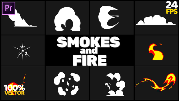 Fire and Smokes // MOGRT
