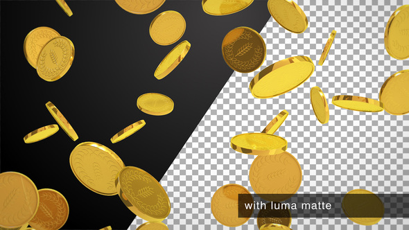 Golden Coins Falling