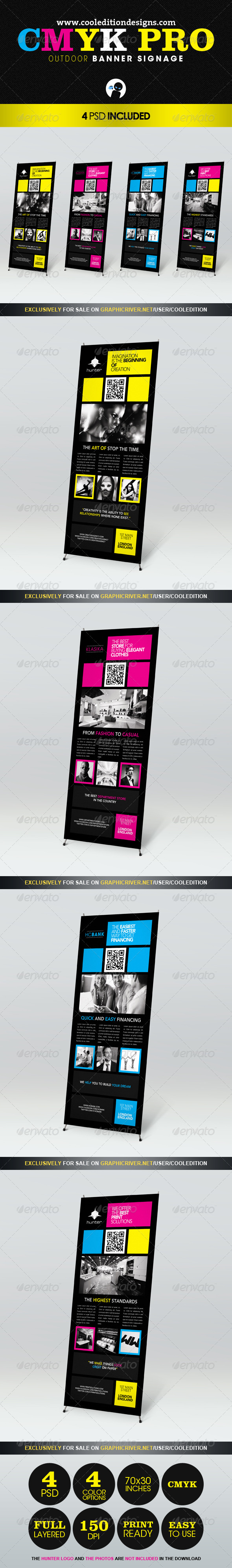 CMYK Pro - Outdoor Banner Signage - Signage Print Templates