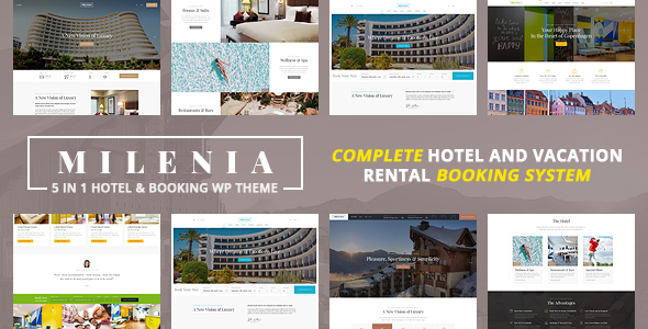Milenia – Hotel & Booking WordPress Theme
