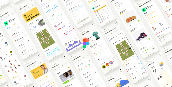 Liga – Soccer mobile app for Figma