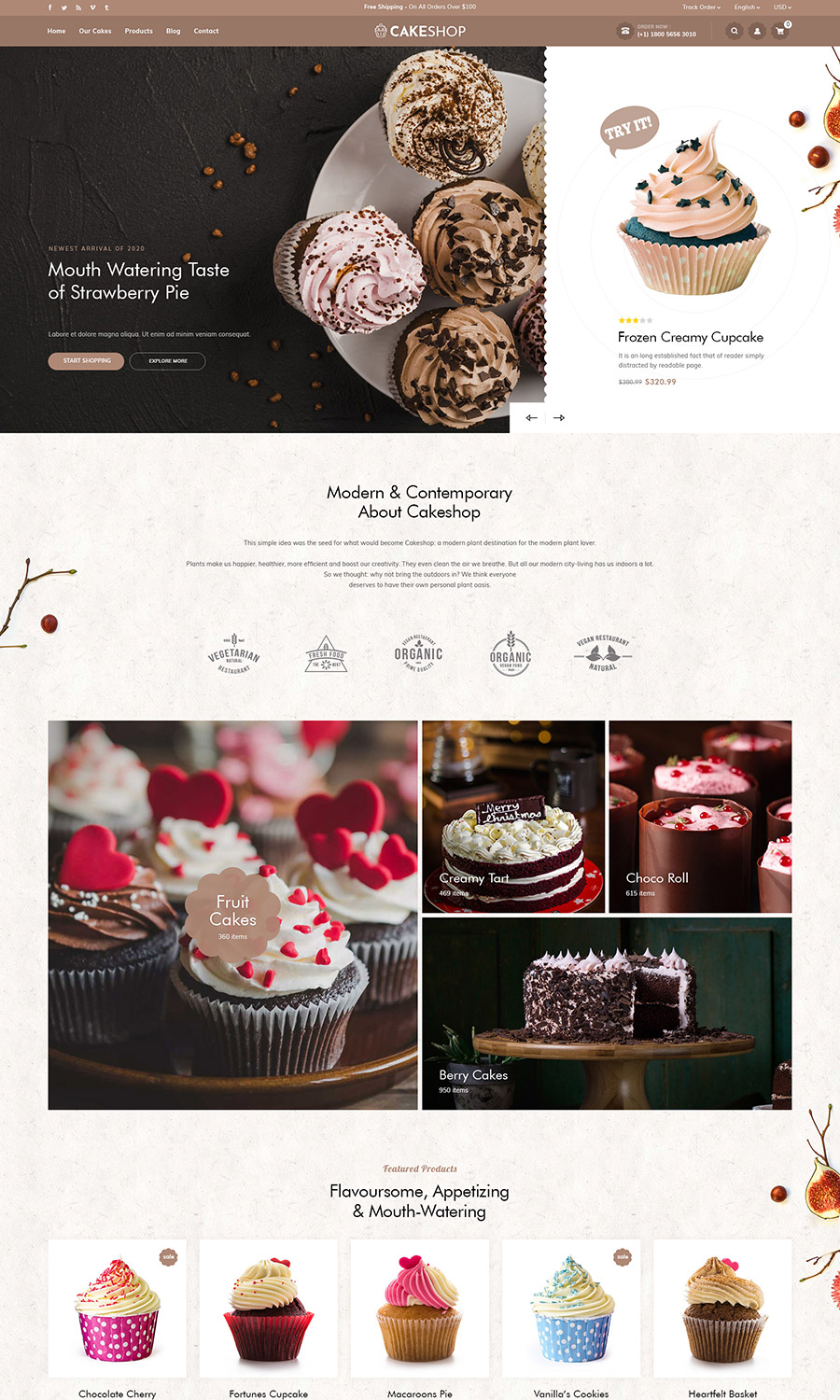 CakeShop - Cake Bakery Shop OpenCart 3 Theme by magentech | ThemeForest