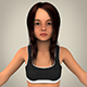 Realistic Child Girl - 3DOcean Item for Sale