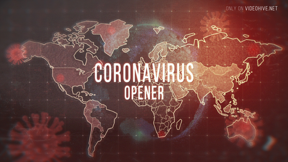 Coronavirus Infection Opener - VideoHive 26543892