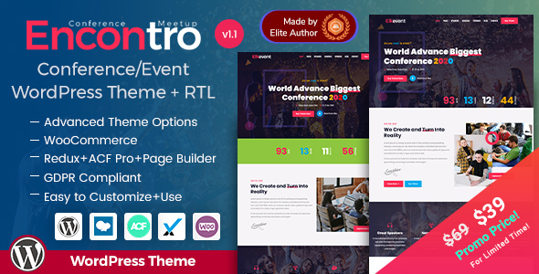 Encontro – Event Conference WordPress Theme