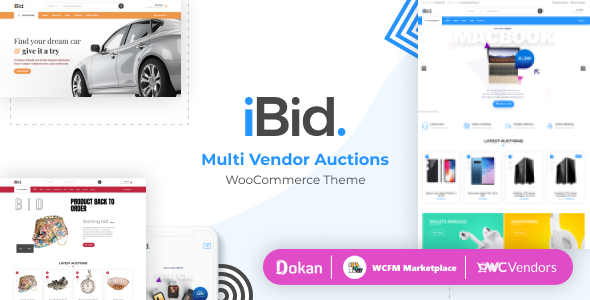 iBid – Multi Vendor Auctions WooCommerce Theme